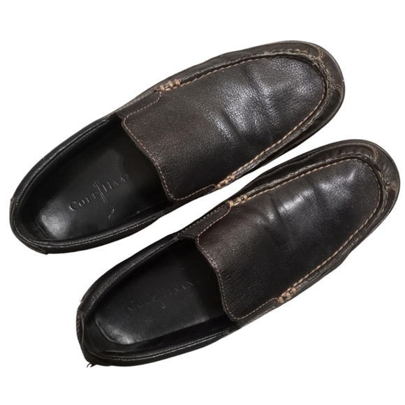 Cole Haan Tucker Venetian Loafers Men’s 9M Brown Leather Slip-On - Picture 3 of 15